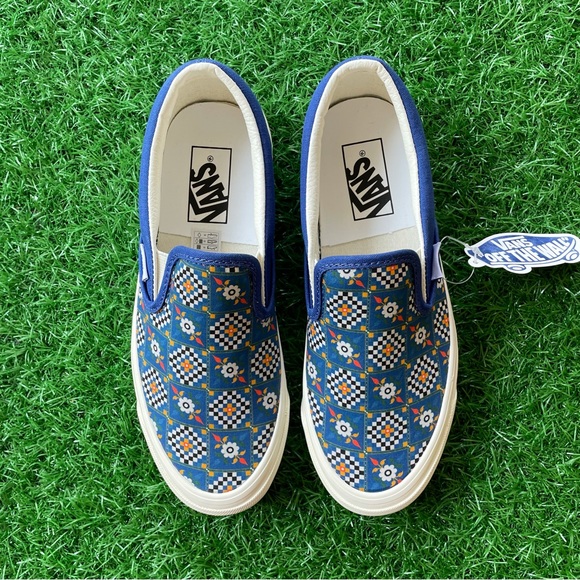 Vans Classic Slip On Anaheim Factory Tile Checkerboard - Picture 2 of 4